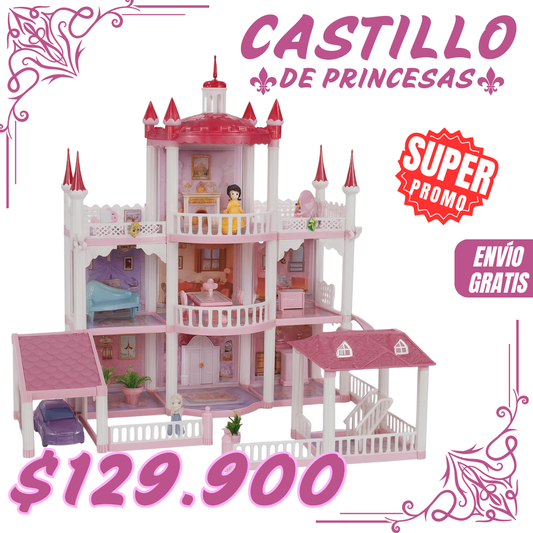 SUPER CASTILLO DE PRINCESAS - GARAJE Y BALCON REAL