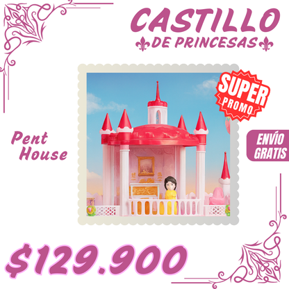 SUPER CASTILLO DE PRINCESAS - GARAJE Y BALCON REAL