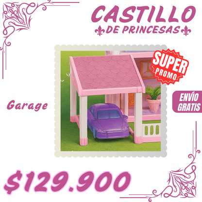 SUPER CASTILLO DE PRINCESAS - GARAJE Y BALCON REAL