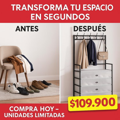 ORGANIZADOR ZAPATERO CON PERCHERO